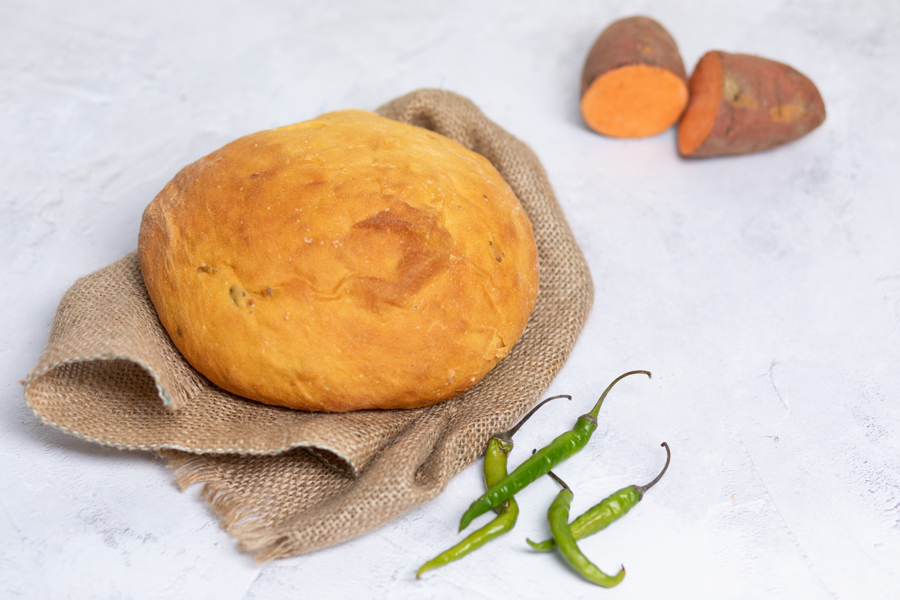 Sweet Potato and Green Chilli