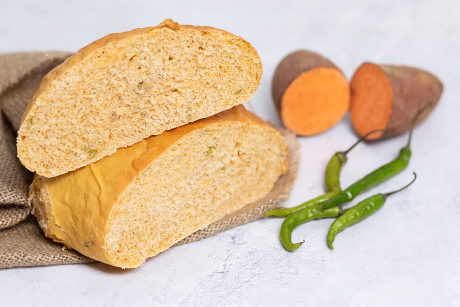 Sweet Potato and Green Chilli
